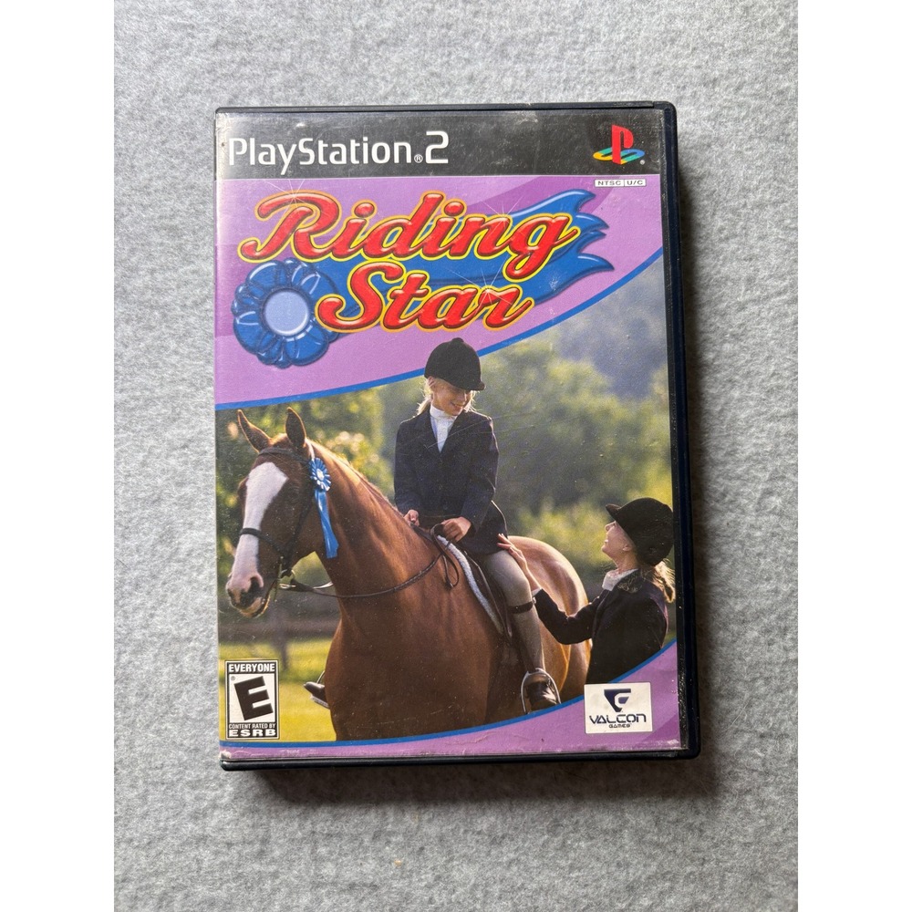 Riding Star Sony PlayStation 2 PS2 Game Complete CIB Horse Equestrian Simulation